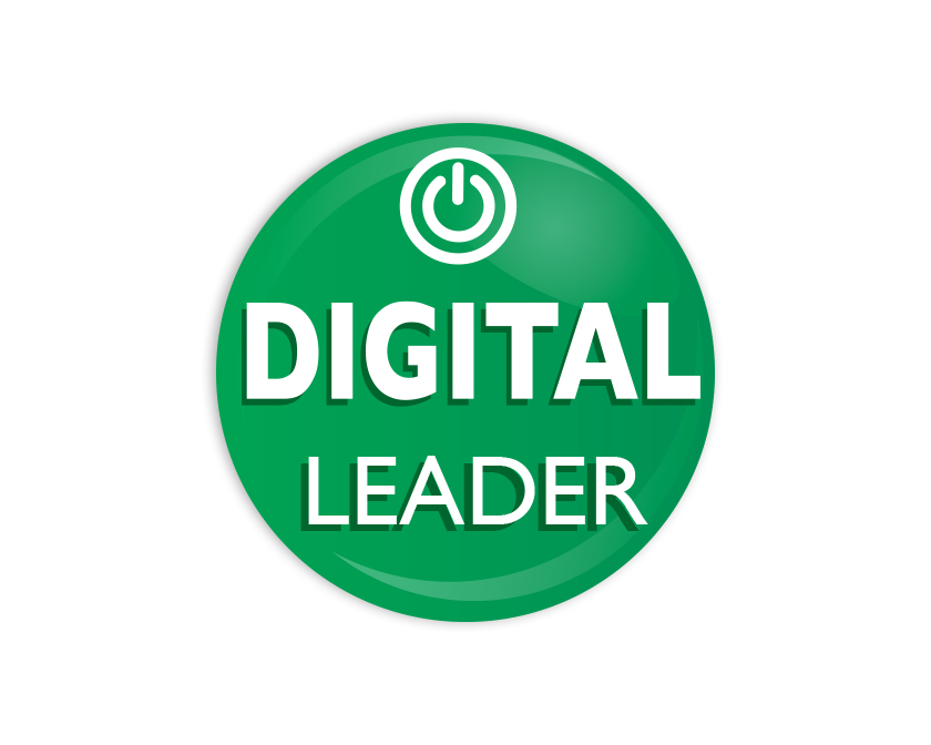 Digital Leader green Button Badge