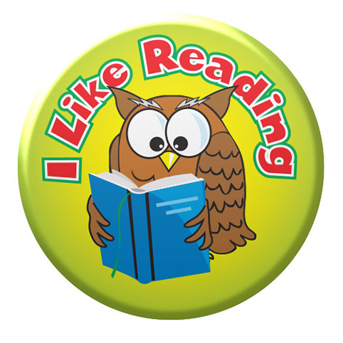 I like Reading Button Badge