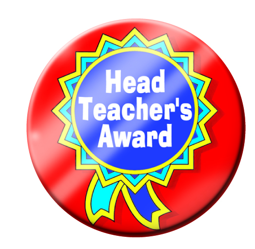 Headteachers' Award' button badge