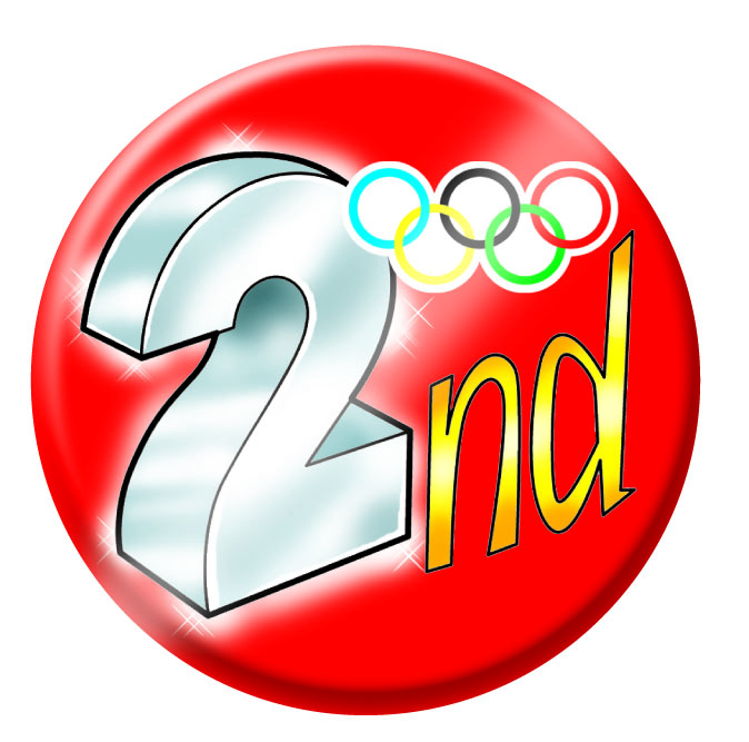 2nd button badge
