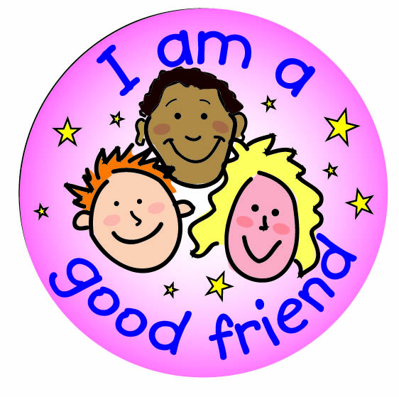 I am a good friend' sticker