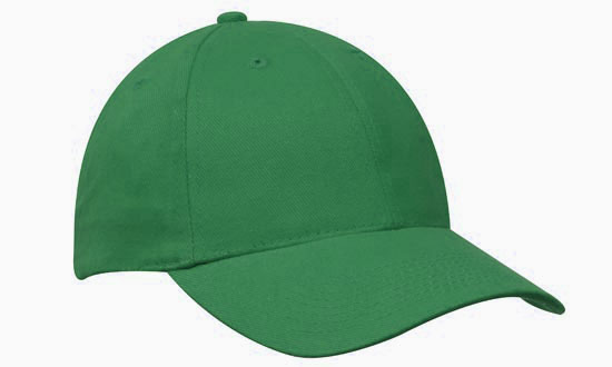 Plain green baseball cap