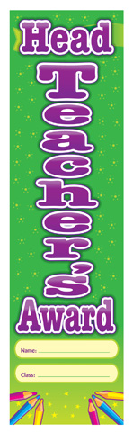 Headteacher's Award Bookmark