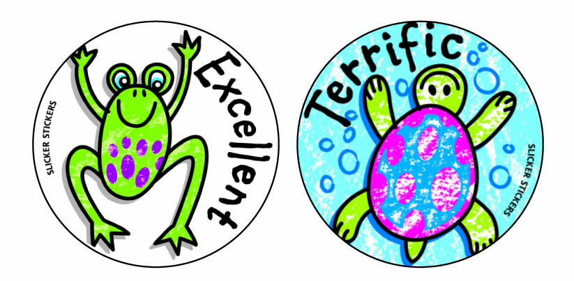 Excellent & Terrific' sticker